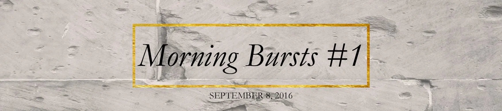 Intentions for Happiness: Morning Bursts & Stretching Benefits