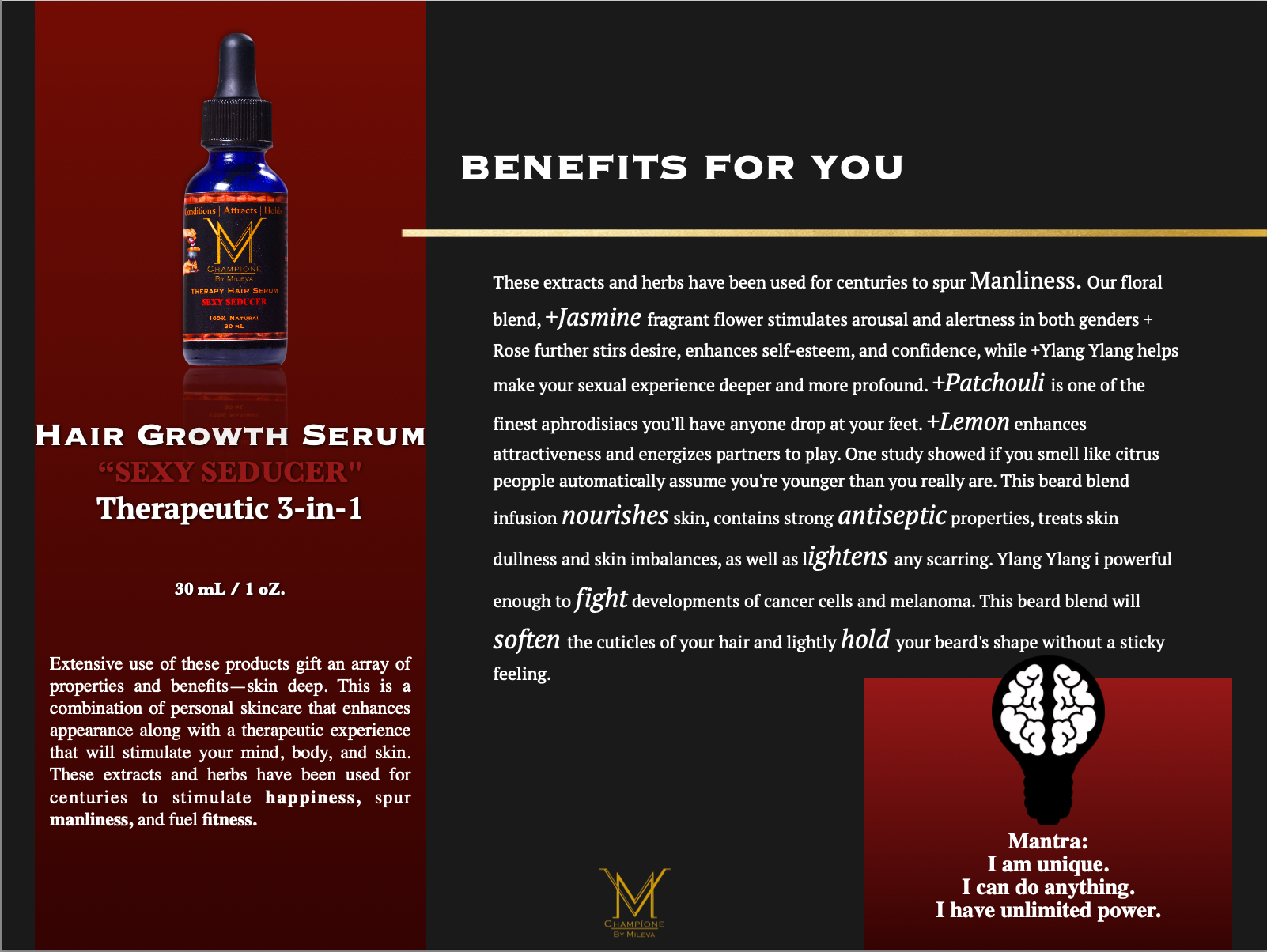 Sexy Seducer Hair Serum